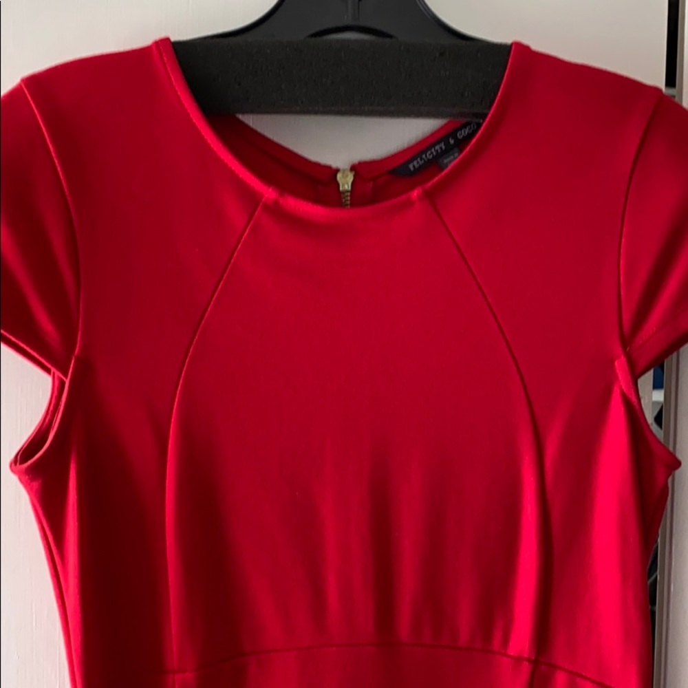 Felicity & Coco Item Cayenne Seamed Pencil Dress - image 4